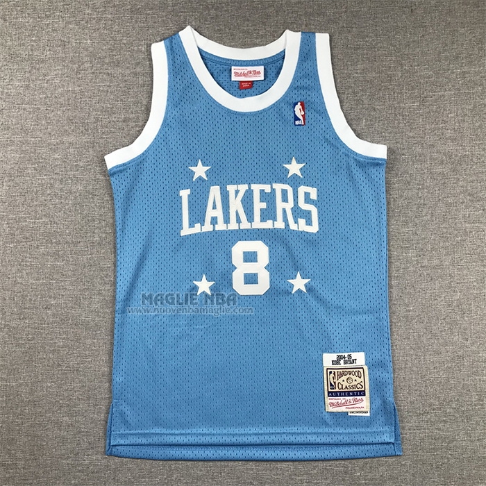 Maglia
 Kobe Bryant NO 8 Bambino
 Los Angeles Lakers Mitchell & Ness 2004-05 Blu
